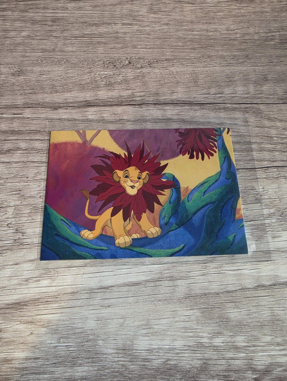✨️BUY 3 FOR $22 Young Simba, The Lion King, 1994 Postcard
